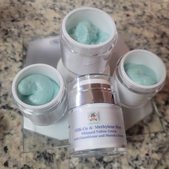 GHK-Cu & Methylene Blue Whipped Suet Tallow Cream