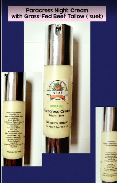 Paracress NIGHT Cream with Grass-Fed Beef Tallow